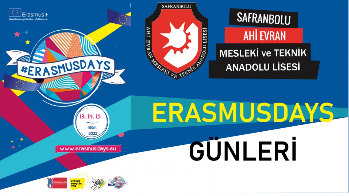 ERASMUSDAYS GÜNLERİ - Ahi Evran Mesleki Ve Teknik Anadolu Lisesi